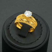 خاتم ذهب توينز عيار 21 (R5988)