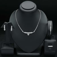 طقم ذهب ابيض (S4587)