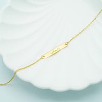 سوارة ذهب بلاك ( قابلة للكتابة ) (B5842)