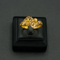 خاتم ذهب نسائي عيار 21 (R5923)