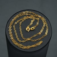 سلسال ذهب حلقات عيار 21 50 سم (N4535)