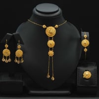 طقم ذهب كرسي جابر عيار 21 (S6836)