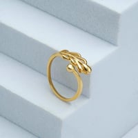 خاتم ذهب نسائي (R4169) WF