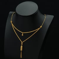 عقد ذهب عيار 21 (N4929)