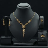 طقم ذهب عيار 21 (S5817)