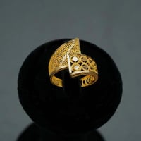 خاتم ذهب عيار 21 (R4637)