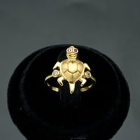 خاتم ذهب (R4104) WF