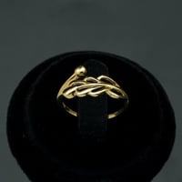 خاتم ذهب نسائي (R4169) WF