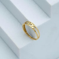 خاتم ذهب نسائي (R4194)