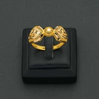 خاتم ذهب نسائي عيار 21 (R5905)