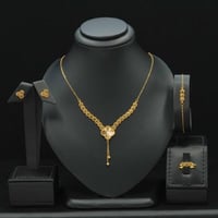 طقم ذهب عيار 21 (S7058)