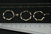 عقد + حلق ذهب - ايطالي (HS1769)