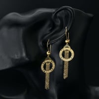 حلق ذهب عيار 21 (E3099)