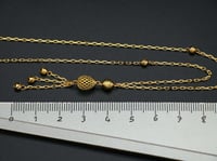 سبحة ذهب عيار 21 (N2914)