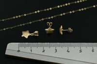 عقد + حلق ذهب - أطفال (K1755)