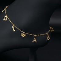 خلخال ذهب عيار 21 (A3164)