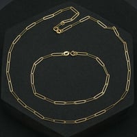 عقد + سوارة ذهب ايطالي (NB4389)