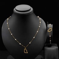 عقد+ سوارة ذهب (NB6043)