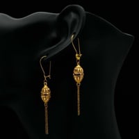 حلق ذهب عيار 21 (E6036)