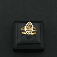 خاتم ذهب عيار 21 (R4811) WF