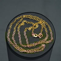 سلسال ذهب حلقات عيار 21 40 سم (N4532)