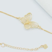 سوارة فراشة ذهب ايطالي (B6593)