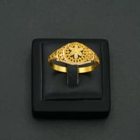 خاتم ذهب نسائي عيار 21 (R5913)