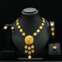 طقم ذهب كرسي جابر عيار 21 (S5262)