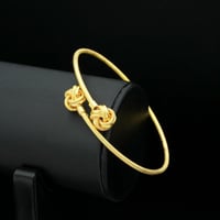 سوارة ذهب مجدول ايطالي عيار 18 (B3940)