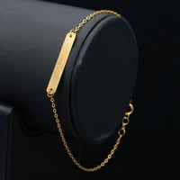 سوارة ذهب بلاك ( قابلة للكتابة ) (B5842)