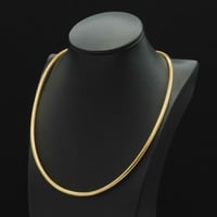 عقد ذهب مطاط إيطالي (N6674)