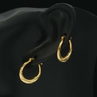 حلق ذهب ايطالي (E6354)