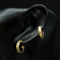 حلق ذهب ايطالي (E3992)