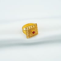 خاتم ذهب عيار 21 (R5255)