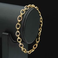 سوارة جنزير ذهب ايطالي (B6591)