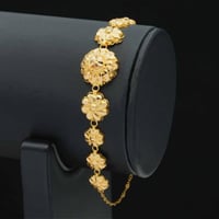 سوارة ذهب كرسي جابر عيار 21 (B6069)