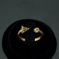 خاتم ذهب نسائي (R4185) WF