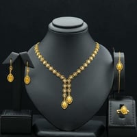 طقم ذهب عيار 21 (S5236)