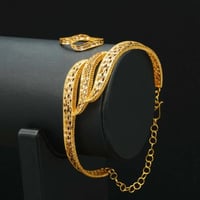 سوارة و خاتم ذهب عيار 21 (B7112)