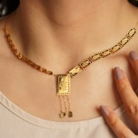 عقد ذهب عيار 21 (N3106)