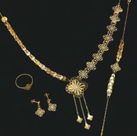 طقم ذهب عيار 21 (S3210)