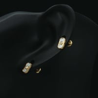 حلق ذهب طبي (E6085)