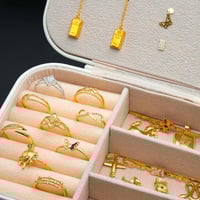 حقيبة حفظ مجوهرات ابيض (4089)