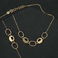 عقد + سوارة ذهب ايطالي (NB4381) WF