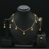 طقم ذهب جنيهات عيار 21 (S6854)