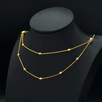 عقد ذهب عيار 21 (N3602) WF