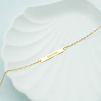 سوارة ذهب بلاك ( قابلة للكتابة ) (B5842)