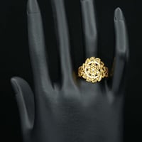 خاتم ذهب عيار 21 (R4626)