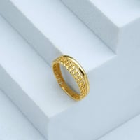 خاتم ذهب نسائي (R4177)