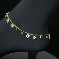 خلخال ذهب ايطالي (A4213)